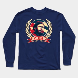 Fidel Castro Revolucion Long Sleeve T-Shirt